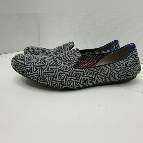 Rothy's The Loafer in Charcoal Grid Retired Pattern Women's Size 8 - Picture 3 of 11